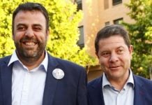 Blanco y Page, juntos en una imagen de archivo. El azudense es el último que ha intentado ganar a Page en el seno del PSOE regional.