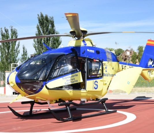 Un herido ha sido trasladado a Madrid en un helicóptero del SESCAM.