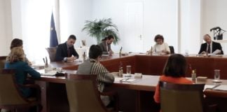 Un momento del Consejo de Ministros del 14 de marzo de 2020.