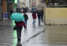 Lluvia sobre Guadalajara. (Foto: La Crónic@)