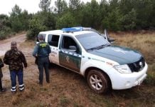 Rescatados por la Guardia Civil cuando cogían setas y se habían extraviado en el monte, cerca del pantano de Alcorlo.