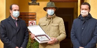 Homenaje del Ayuntamiento de Guadalajara a Fernando López Herencia.