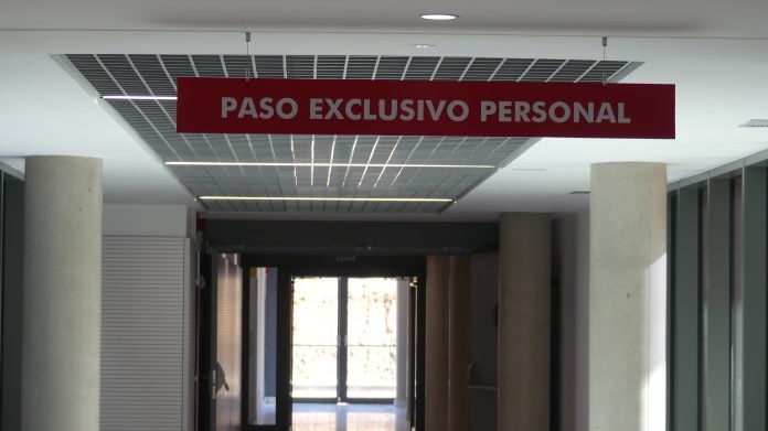 Dependencias en la ampliación del Hospital de Guadalajara, en 2022. (Foto: La Crónic@)