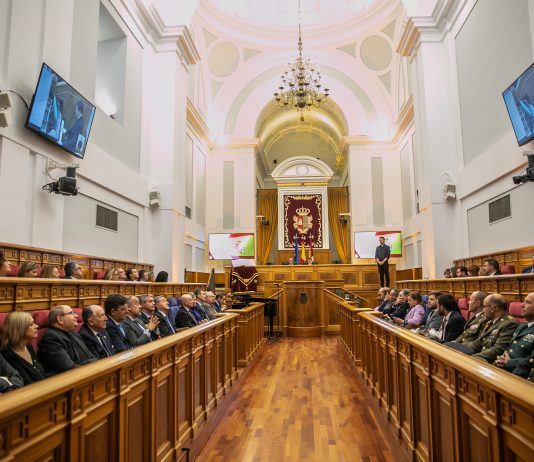 Acto del Día de la Constitución celebrado el 5 de diciembre de 2022 en las Cortes de Castilla-La Mancha.