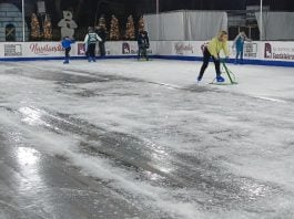 Pista de hielo de Navilandia el 3 de enero de 2023. (Foto: La Crónic@)