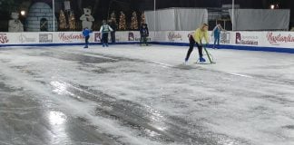 Pista de hielo de Navilandia el 3 de enero de 2023. (Foto: La Crónic@)