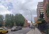 Nubes de tormenta la tarde del lunes, 12 de junio de 2023, sobre la avenida de Castilla, de Guadalajara. (Foto: La Crónic@)