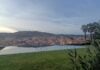 Brihuega desde la piscina del hotel de la Fábrica de Paños. (Foto: La Crónic@)