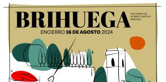 Cartel del encierro de Brihuega 2024.