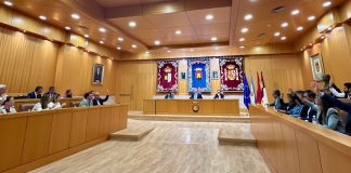 Pleno del Ayuntamiento de Talavera de la Reina el 10 de mayo de 2024.