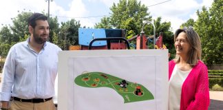 Presentación parque infantil inclusivo en Adoratrices