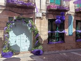 Brihuega, en el verano de 2024, durante la floración de la lavanda. (Foto: La Crónic@)