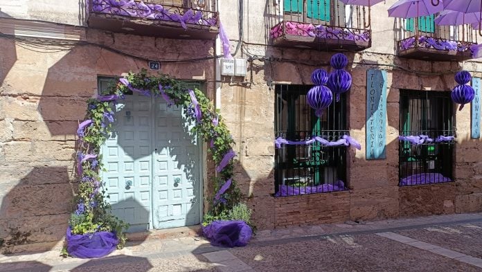 Brihuega, en el verano de 2024, durante la floración de la lavanda. (Foto: La Crónic@)