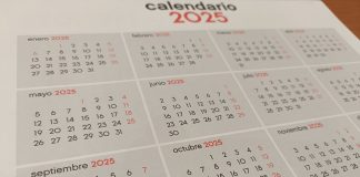 Calendario 2025. (Foto: La Crónic@)