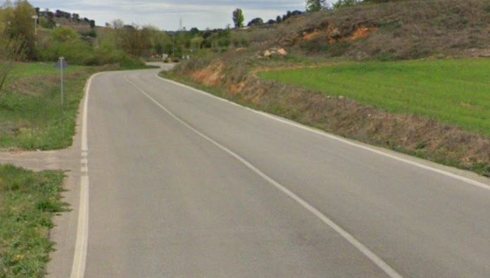 Tramo de la carretera de Yebes, en cuyo kilómetro 6 se ha producido el accidente.