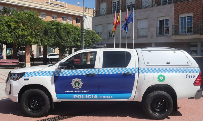 Toyota 4x4 adquirido para la Policía Local de Cabanillas del Campo.