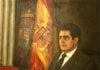 Retrato oficial de Emilio Clemente en la galería de presidentes de la Diputación de Guadalajara.
