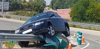 Accidente en la CM-10 el 23 de agosto de 2024.