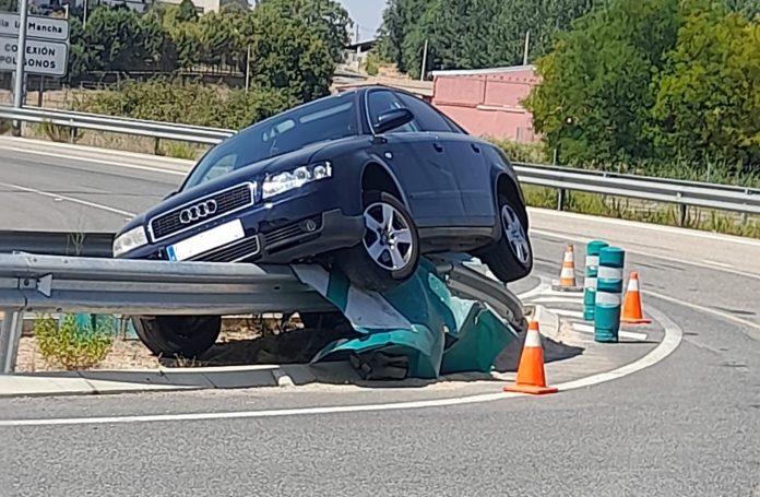 Accidente en la CM-10 el 23 de agosto de 2024.