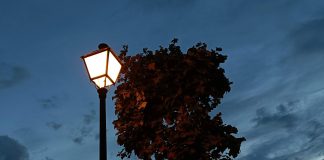 Una de las farolas de Cabanillas del Campo que se van a pasar a LED, concretamente en el barrio del Mirador del Henares. (Foto: La Crónic@)