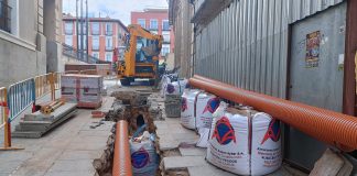 Obras en Guadalajara, en mayo de 2024. (Foto: La Crónic@)