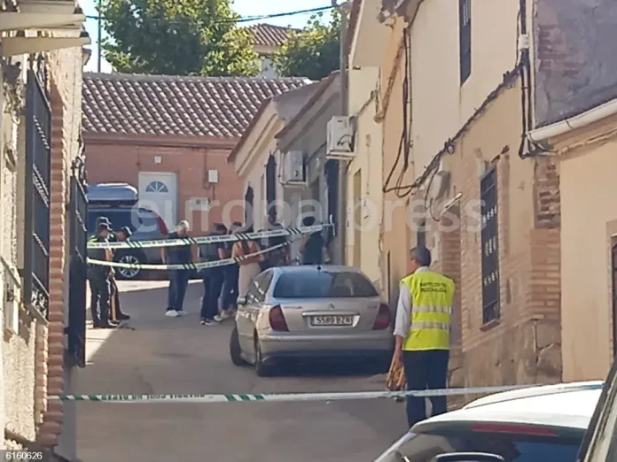 Vivienda donde ha ocurrido el crimen, en el pueblo toledano de Otero.