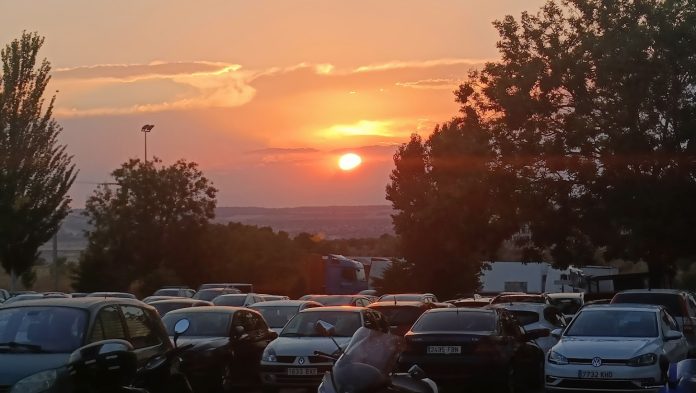 Atardecer en agosto de 2024 en Guadalajara, tras un día de intenso calor. (Foto: La Crónic@)