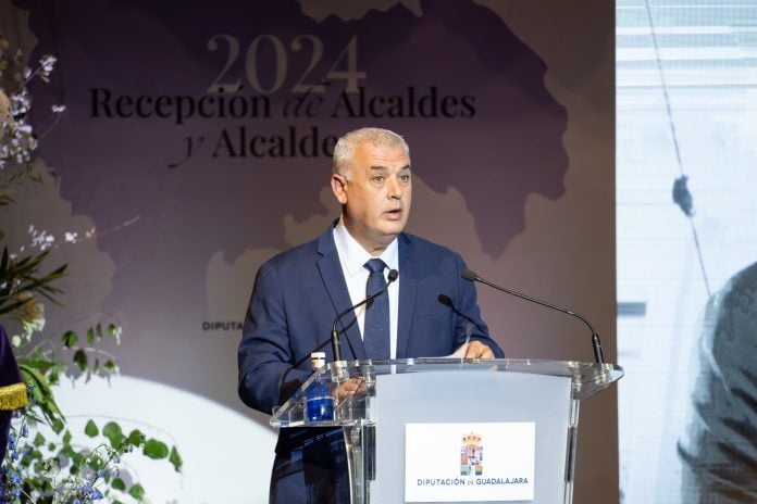 José Luis Vega en la recepción de alcaldes de de 2024.