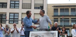 Miguel Ángel Rodríguez gana el vigesimoquinto Concurso Nacional de Pintura Rápida al Aire Libre de Guadalajara.