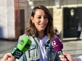 Lucía de Luz ante los periodistas este 17 de septiembre de 2024.