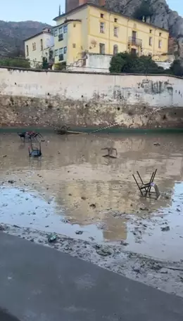 Efectos de la DANA sobre Villel de Mesa.