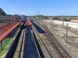 Vías de la estación de Guadalajara en octubre de. (Foto: La Crónic@)