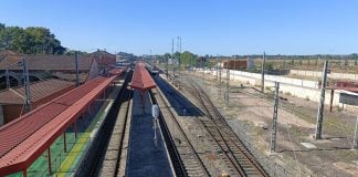 Vías de la estación de Guadalajara en octubre de. (Foto: La Crónic@)