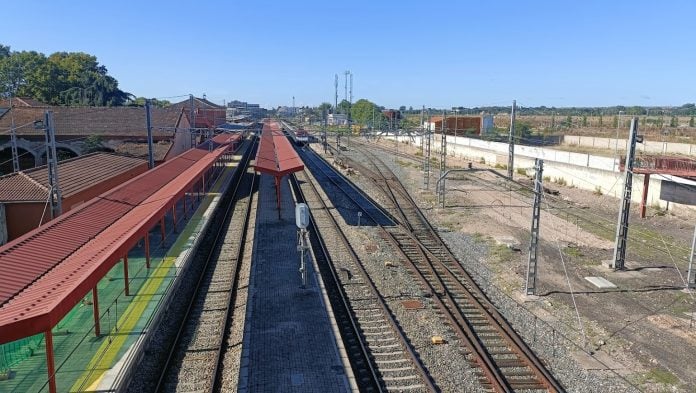 Vías de la estación de Guadalajara en octubre de. (Foto: La Crónic@)