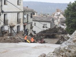 Letur, en el inicio de los trabajos de rescate el 29 de octubre de 2024. (Foto: EP)