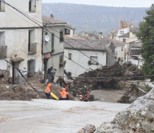 Letur, en el inicio de los trabajos de rescate el 29 de octubre de 2024. (Foto: EP)