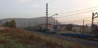 Un tren ha descarrilado a la altura de Matillas. (Foto: 112)