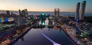 Puerto Madero, en Buenos Aires.