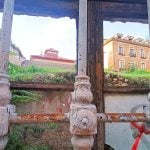 Ventana abierta a un histórico solar de Guadalajara, con la Delegación del Colegio de Arquitectos al fondo. (Foto: La Crónic@)