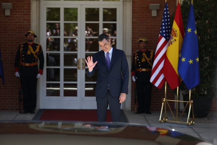 Pedro Sánchez, en una imagen de 2022, durante el encuentro de la OTAN en Madrid.