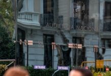 Entrada a la Audiencia Nacional. (Foto: EP)