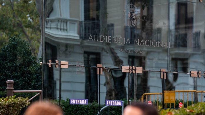 Entrada a la Audiencia Nacional. (Foto: EP)