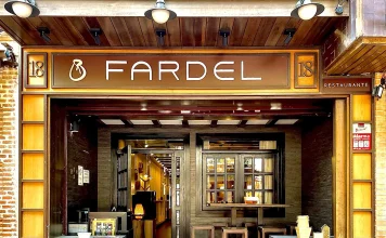 Exterior del restaurante Fardel, en Guadalajara.