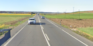 La colisión mortal se ha producido de madrugada en la N-320, cerca de Torrejón del Rey. (Foto: Google Maps)