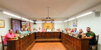 Pleno del Ayuntamiento de El Casar en julio de 2023, tras la celebración de las últimas elecciones municipales.