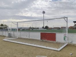 Portería de fútbol portátil. (Foto: Ayuntamiento de Cabanillas)