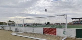 Portería de fútbol portátil. (Foto: Ayuntamiento de Cabanillas)