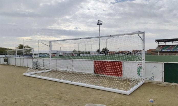 Portería de fútbol portátil. (Foto: Ayuntamiento de Cabanillas)