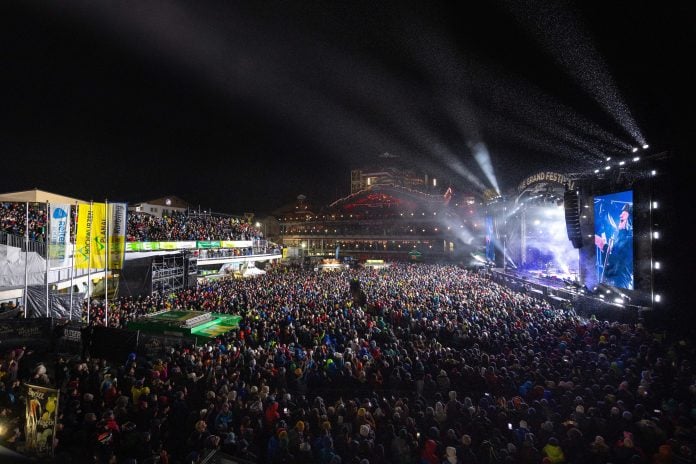 Concierto en el inicio de la temporada de esquí en Schladming-Dachstein. (Foto: Harald Steiner)