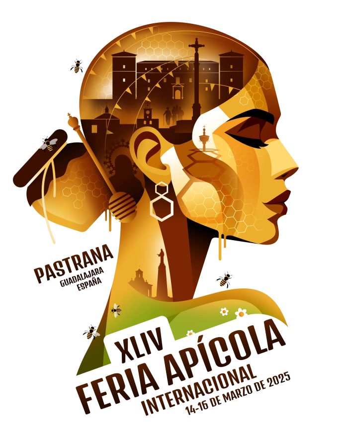 Cartel de la Feria Apícola de Pastrana 2025.